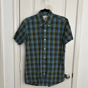 Men’s Relco London short sleeve button down shirt